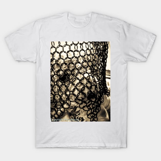 Chain Mail Bear T-Shirt by bywhacky